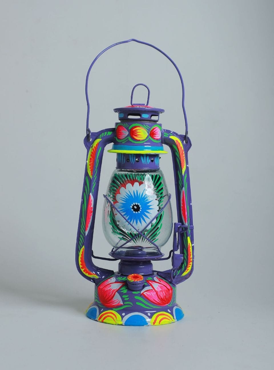 Rickshaw Painted Lantern